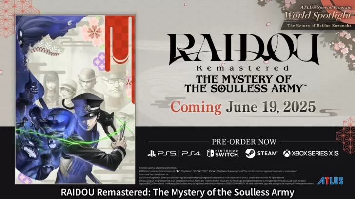 Raidou Remastered Petsa ng Paglabas at Oras