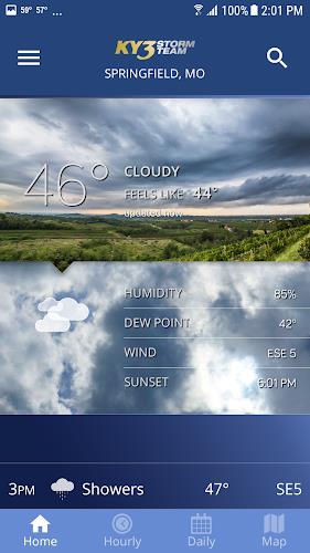 KY3 Weather ภาพหน้าจอ 1