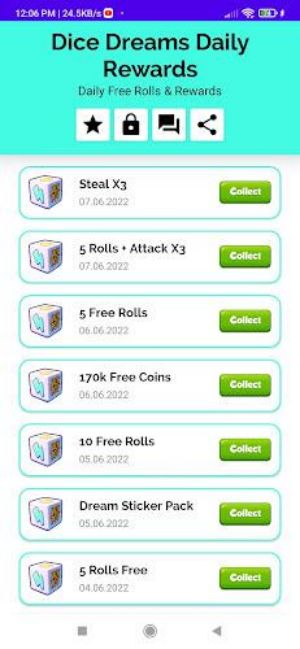 Dice Dreams Daily Rewards Ảnh chụp màn hình 1