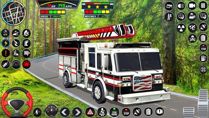 Schermata Firefighter: FireTruck Games 1