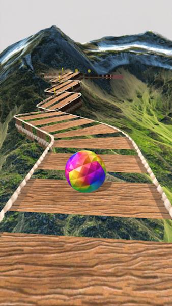 Sky Rolling Balls 3D Tangkapan skrin 0