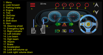 Steering Wheel Emulator(Euro Truck) Zrzut ekranu 2