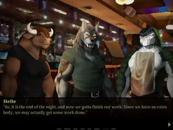 Blackgate the Visual Novel - FanMod Captura de pantalla 0