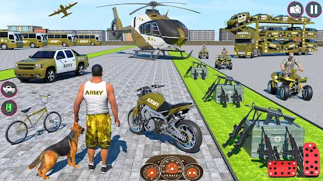 Army Car Truck Transport Games Screenshot 0