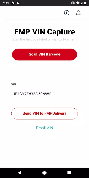 FMP Vin Scan for FMPDelivers by DST