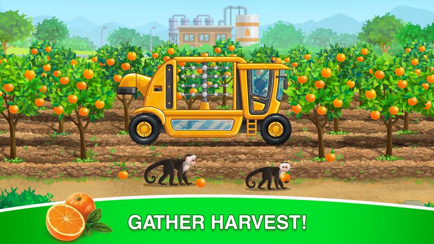 Farm kids games my Farming car Captura de pantalla 3
