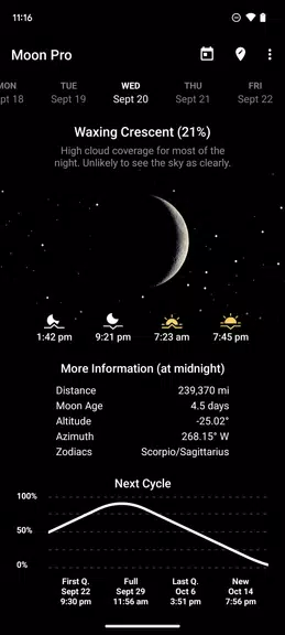My Moon Phase - Lunar Calendar スクリーンショット 2