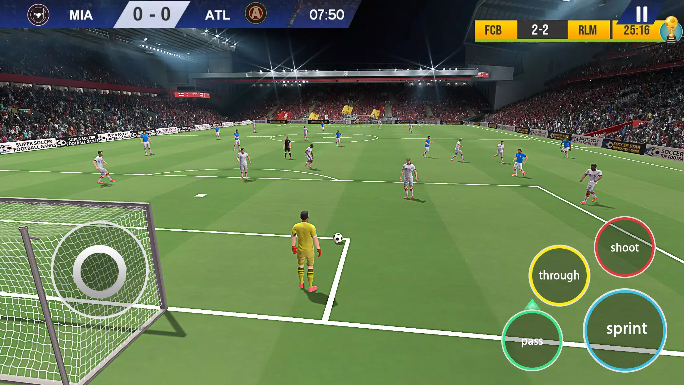 Ultimate Soccer League Star 螢幕截圖 0