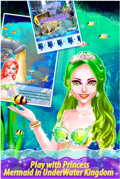 My Little Mermaid - Girls Game Tangkapan skrin 2