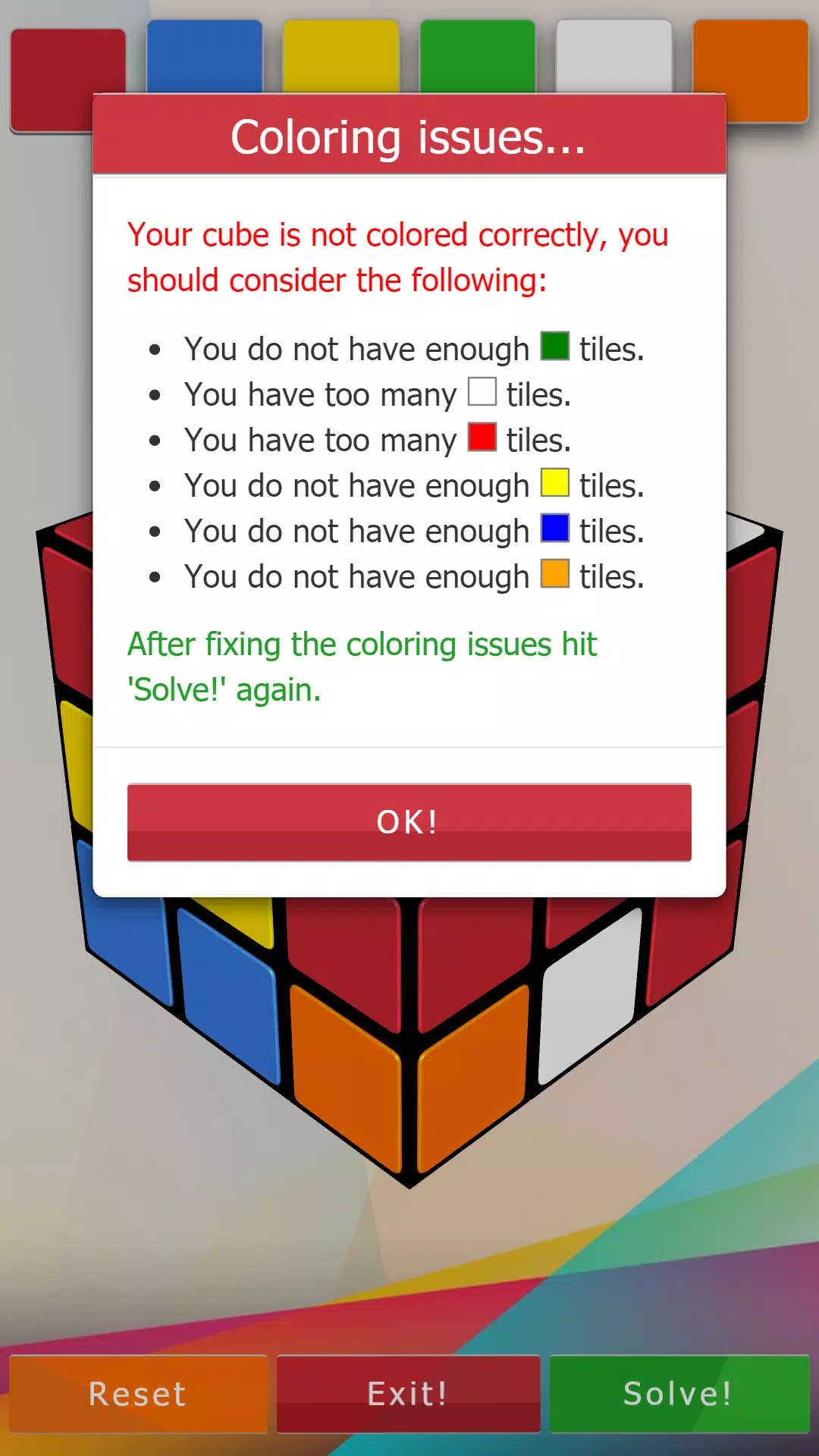 3D-Cube Solver স্ক্রিনশট 2
