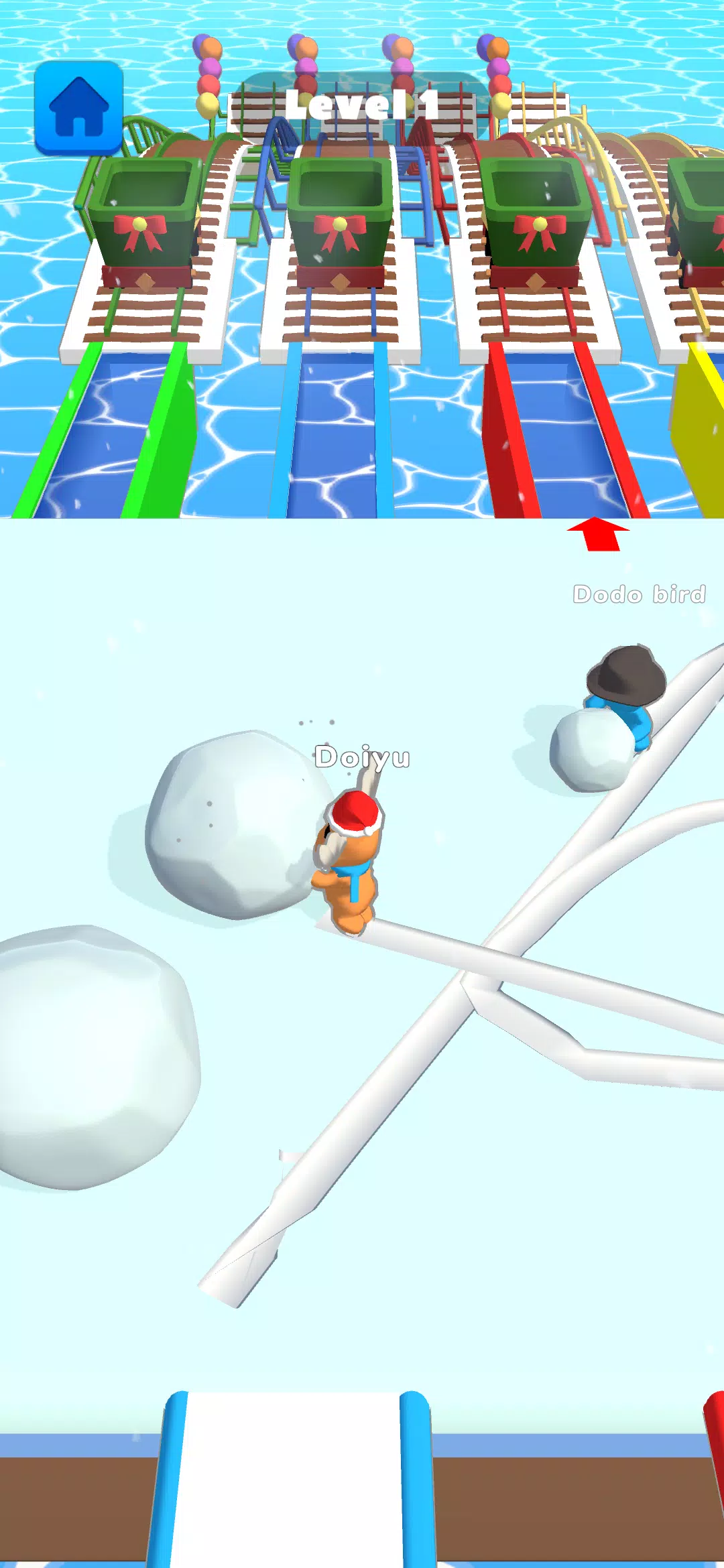 Ice Runner Battle: Snow Race Screenshot 1