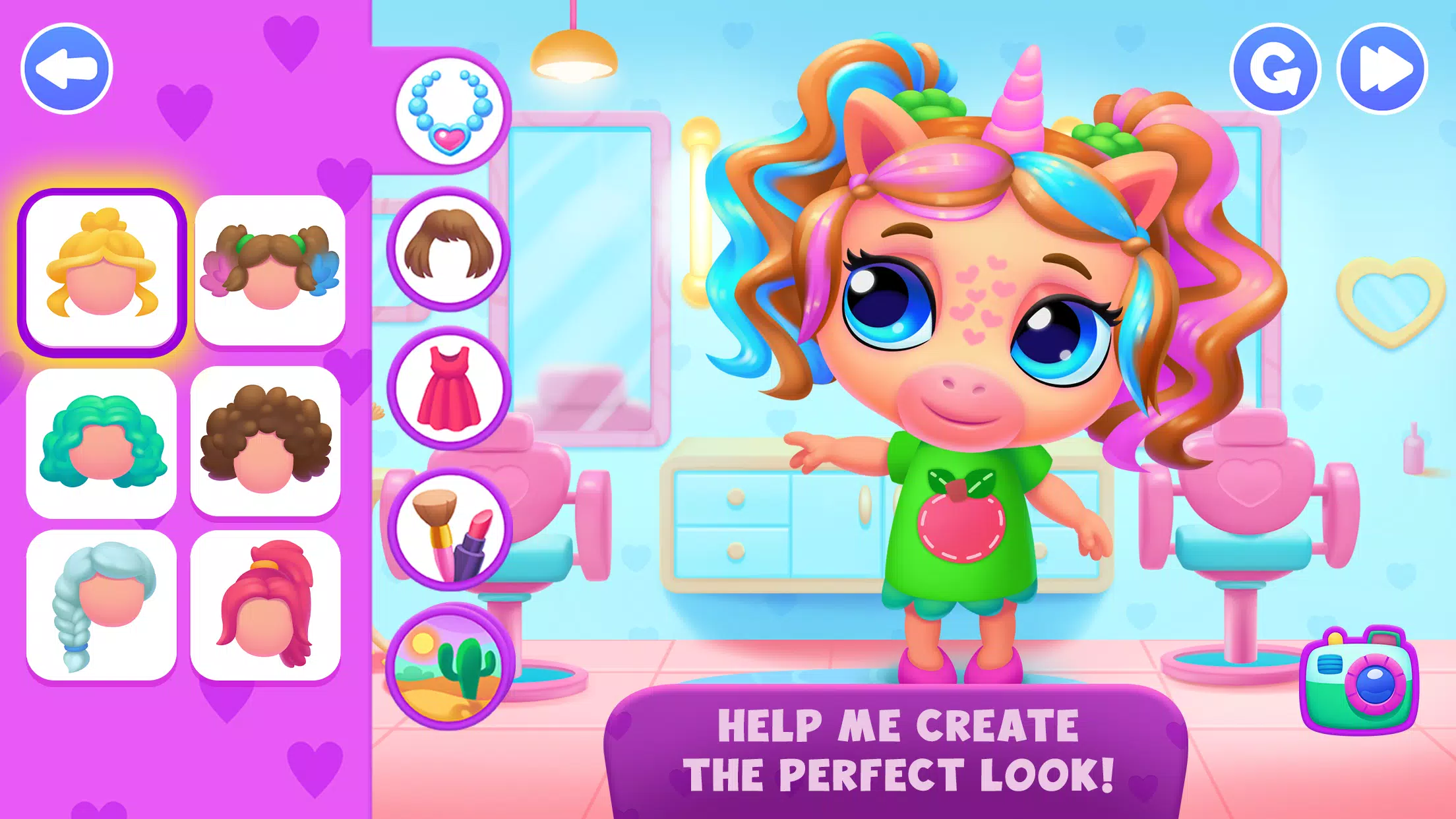 Unicorn Dress up games kids স্ক্রিনশট 0