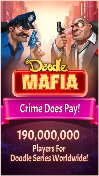 Doodle Mafia Blitz स्क्रीनशॉट 0