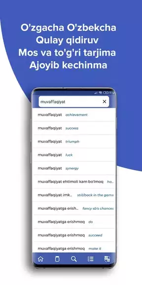 Wisdom EnglishUzbek dictionary Schermafbeelding 3