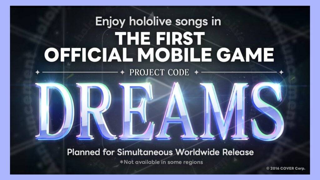 Inanunsyo ng Hololive ang una nitong pandaigdigang mga pangarap na mobile game