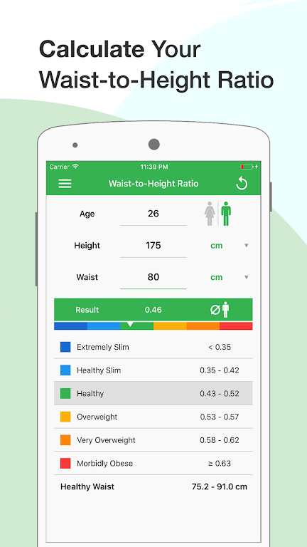 BMI Calculator: Weight Tracker 螢幕截圖 2