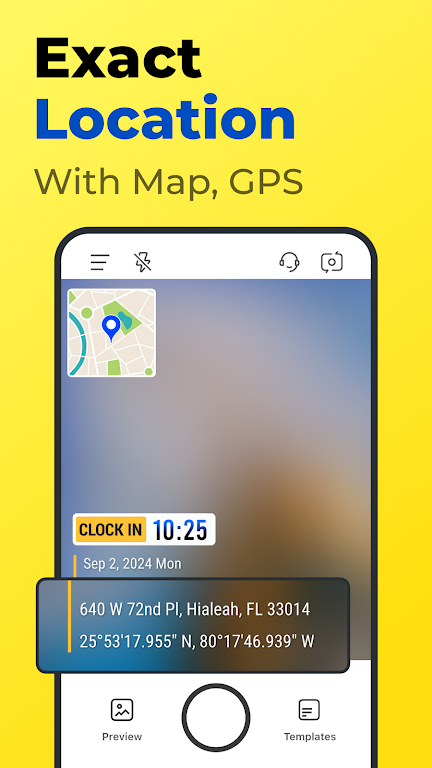 Timemark: Timestamp Camera,GPS Schermafbeelding 1