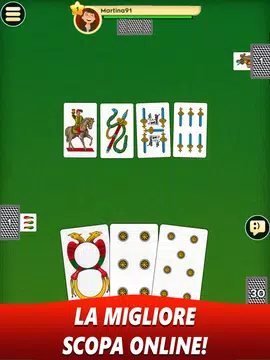 Scopa Online - Gioco di Carte Ekran Görüntüsü 3