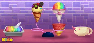 Ice Cream Making Game For Kids ภาพหน้าจอ 3