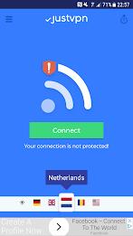 VPN high speed proxy - justvpn Capture d'écran 0