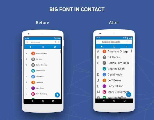 Big Font - Change Font Size & Text Size Zrzut ekranu 1