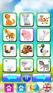 Schermata Animal sounds - Kids learn 0