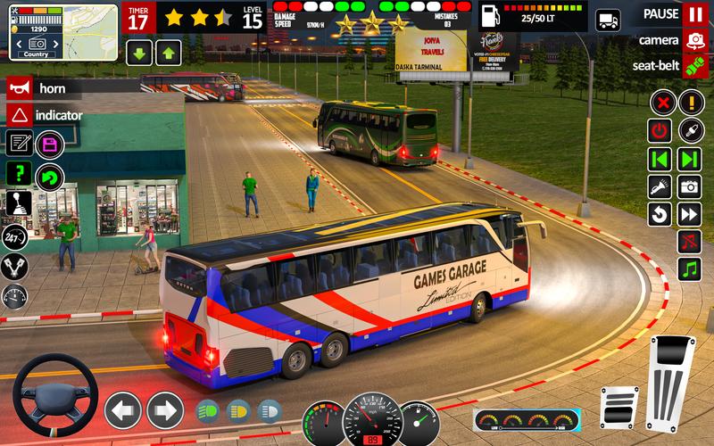 Classic Bus Simulator Games 3D Captura de tela 3
