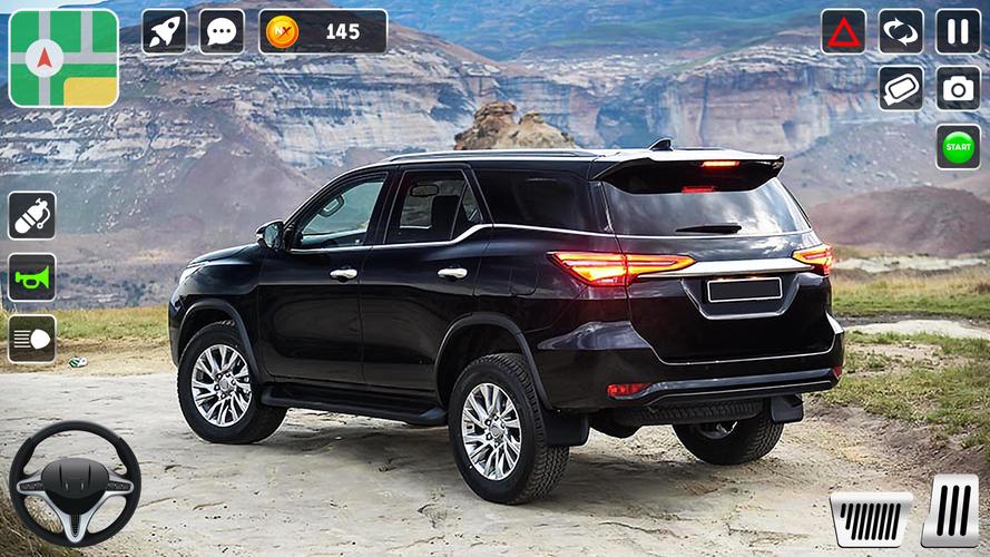 Fortuner Car Simulator Game 3D Capture d'écran 2