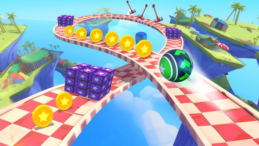 3D Super Rolling Ball Race Tangkapan skrin 1
