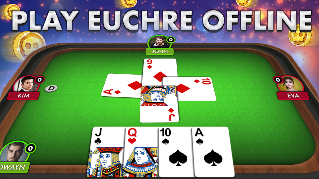 Euchre Plus ဖန်သားပြင်ဓာတ်ပုံ 2