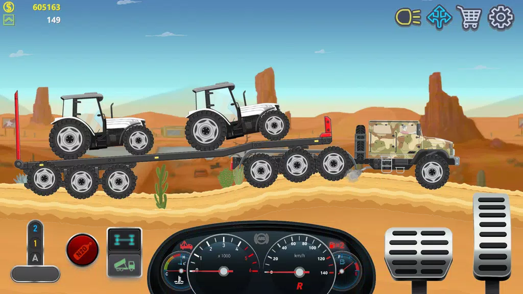 Trucker Real Wheels: Simulator 스크린샷 1