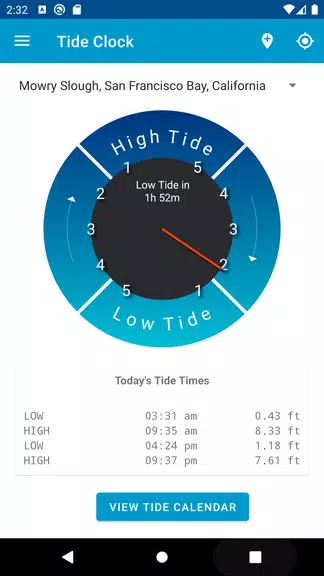 Tide Clock ဖန်သားပြင်ဓာတ်ပုံ 0