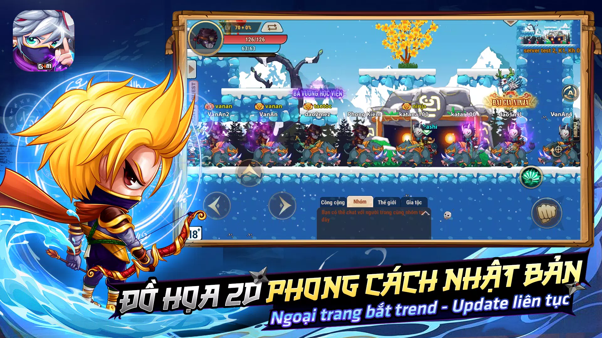 Học Viện Ninja G4M Screenshot 1