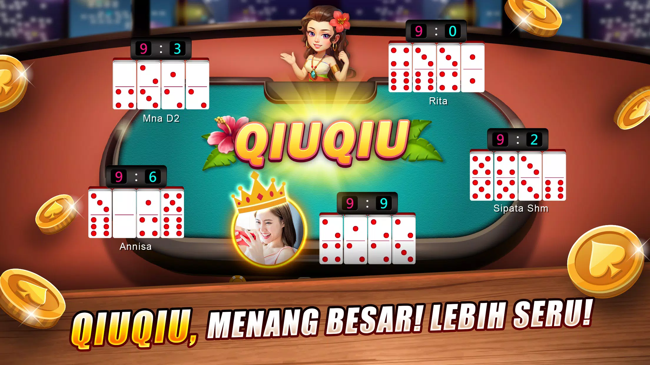 LUXY Domino Gaple QiuQiu Poker Zrzut ekranu 1