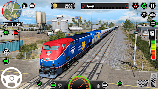 Euro Train Driver Train Games Screenshot 3