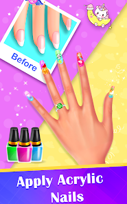 Nail polish game nail art Ảnh chụp màn hình 2