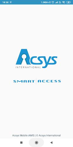 Acsys Mobile Application ဖန်သားပြင်ဓာတ်ပုံ 0