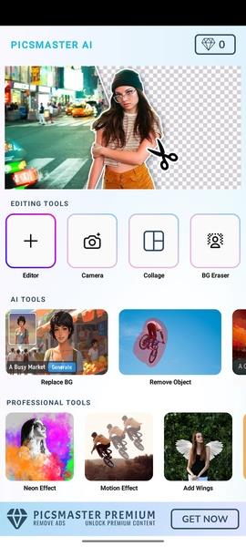 PicsMaster Photo Editor Pro ภาพหน้าจอ 0