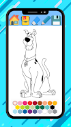 Scooby coloring doo cartoon ga スクリーンショット 0