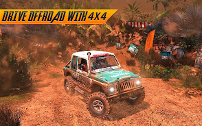 Offroad Jeep Driving Simulator Zrzut ekranu 2