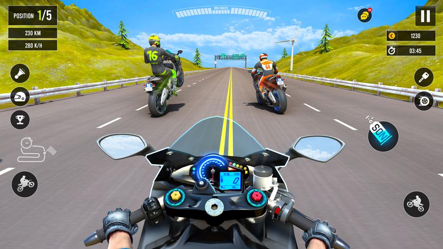 Moto Traffic Bike Race Game 3d Ekran Görüntüsü 0