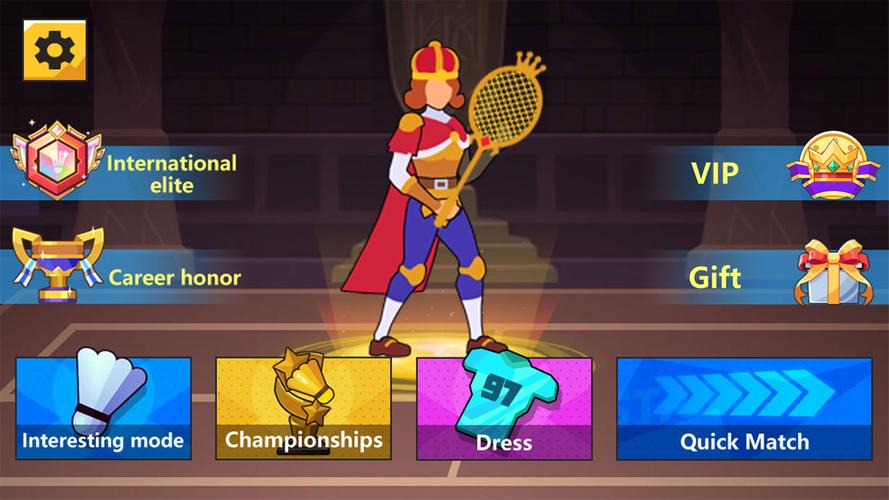 Badminton Hero-Championship ဖန်သားပြင်ဓာတ်ပုံ 0