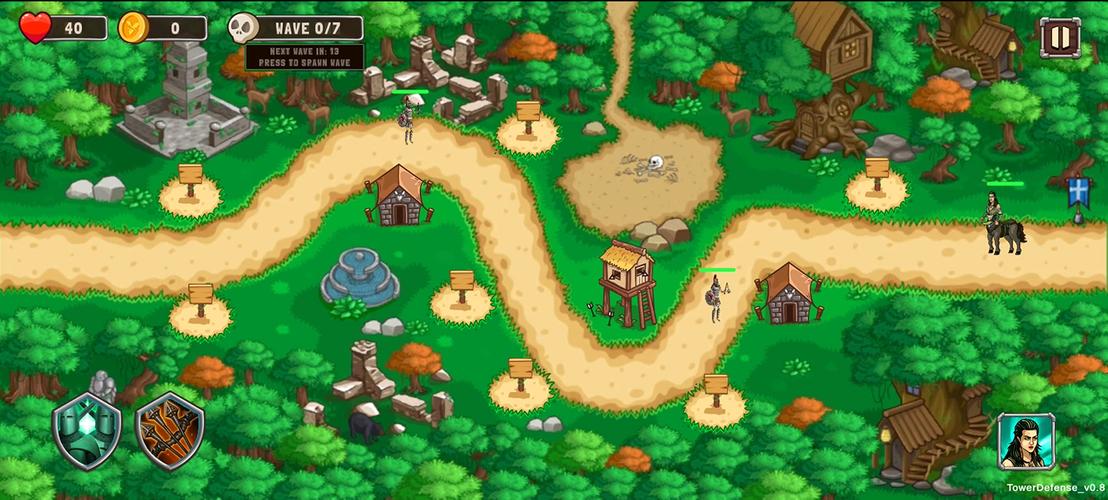 Vulcan's Tower Defense 螢幕截圖 1