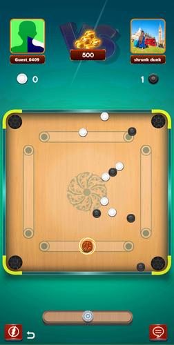 Carrom board game & carom pool Captura de tela 1