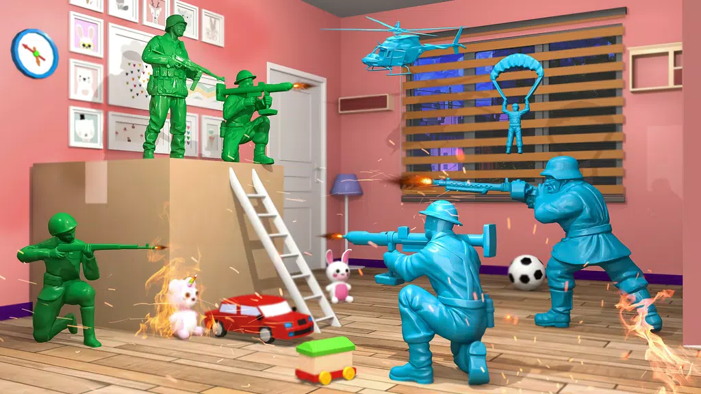 Army Toys War Attack Shooting Скриншот 2