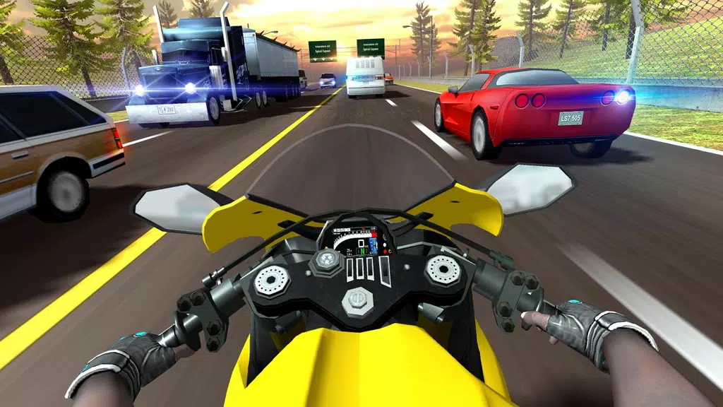 Highway Moto Rider 2: Traffic应用截图第1张