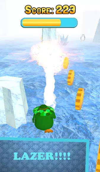 Penguin Run 3D Capture d'écran 2