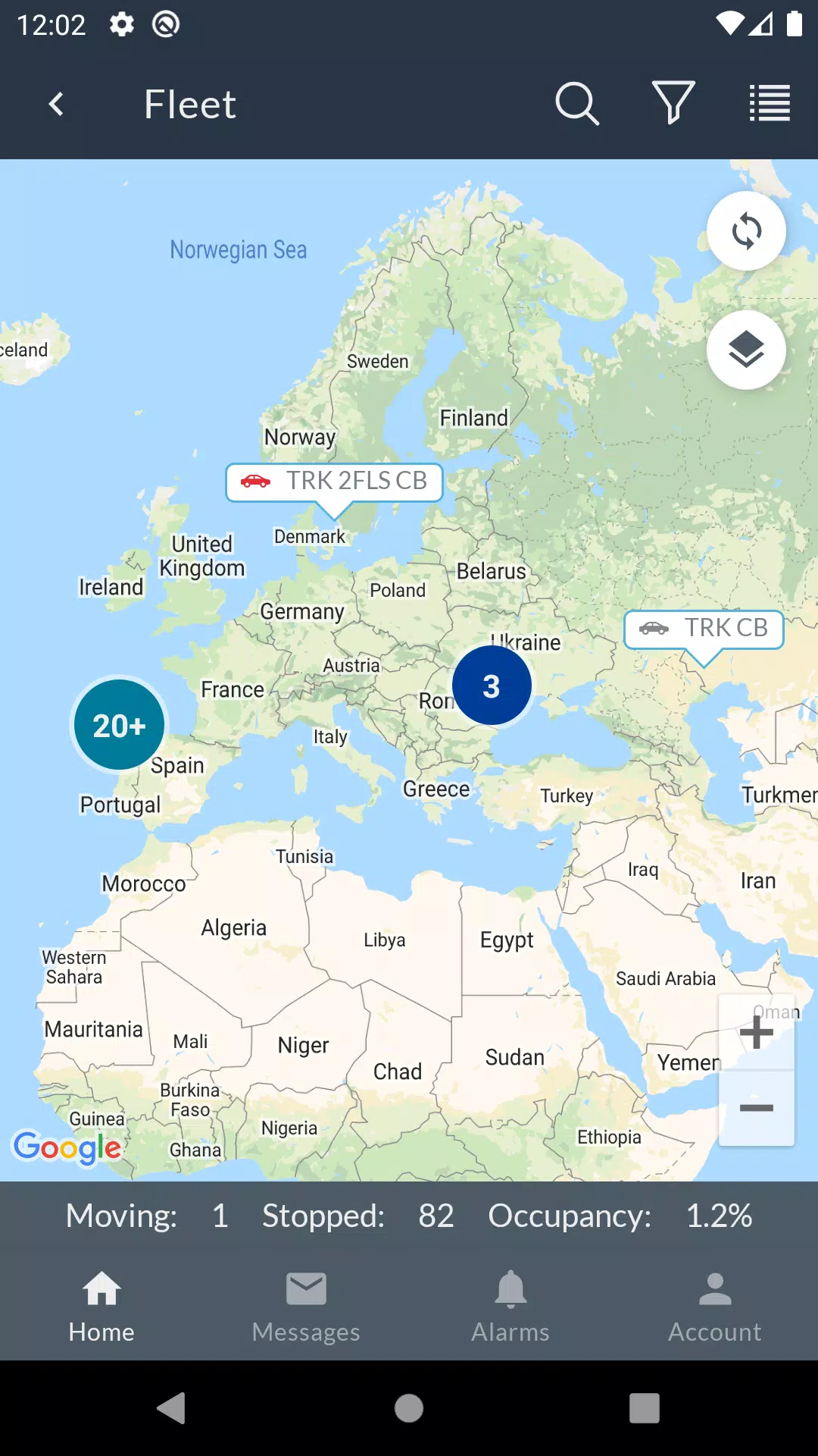 Frotcom Fleet Manager Screenshot 1