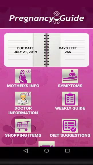 Pregnancy Guide - Baby Tracker Captura de pantalla 1