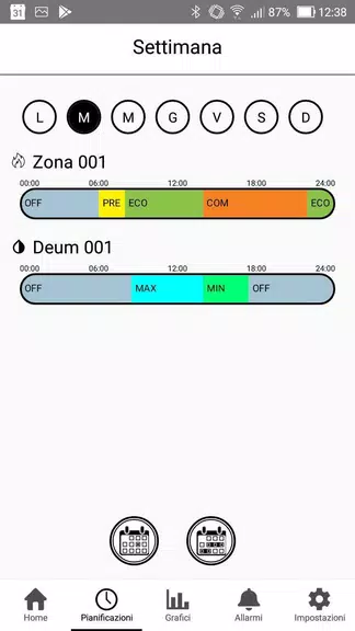 RadiaxWeb Regolazione Schermafbeelding 2